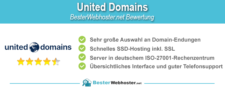 United Domains Bewertung